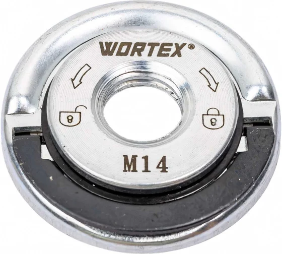 Гайка быстрозажимная для УШМ M14, блистер WORTEX 0323289 Код товара: 32046162