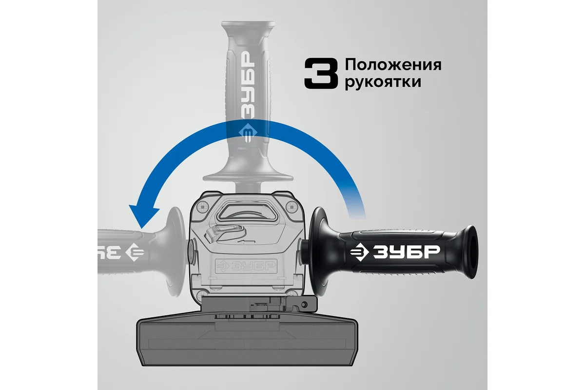 Углошлифовальная машина ЗУБР Профессионал 125 мм, 1500 вт УШМ-П125-1500 ПСТ Код товара: 26942708