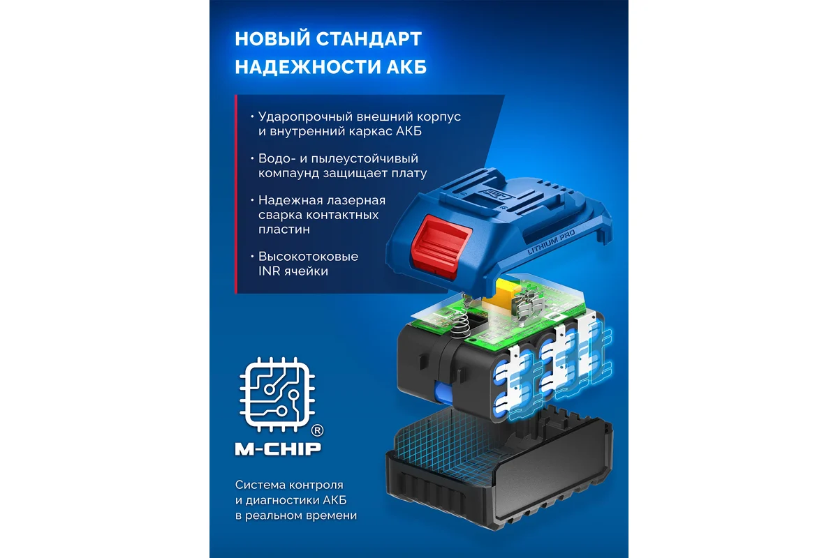 Зарядное устройство для ЗУБР LMS АКБ, Профессионал Turbo Charge 20 В, 1 порт, 1x6 А, TC-20-1 Код товара: 39927129
