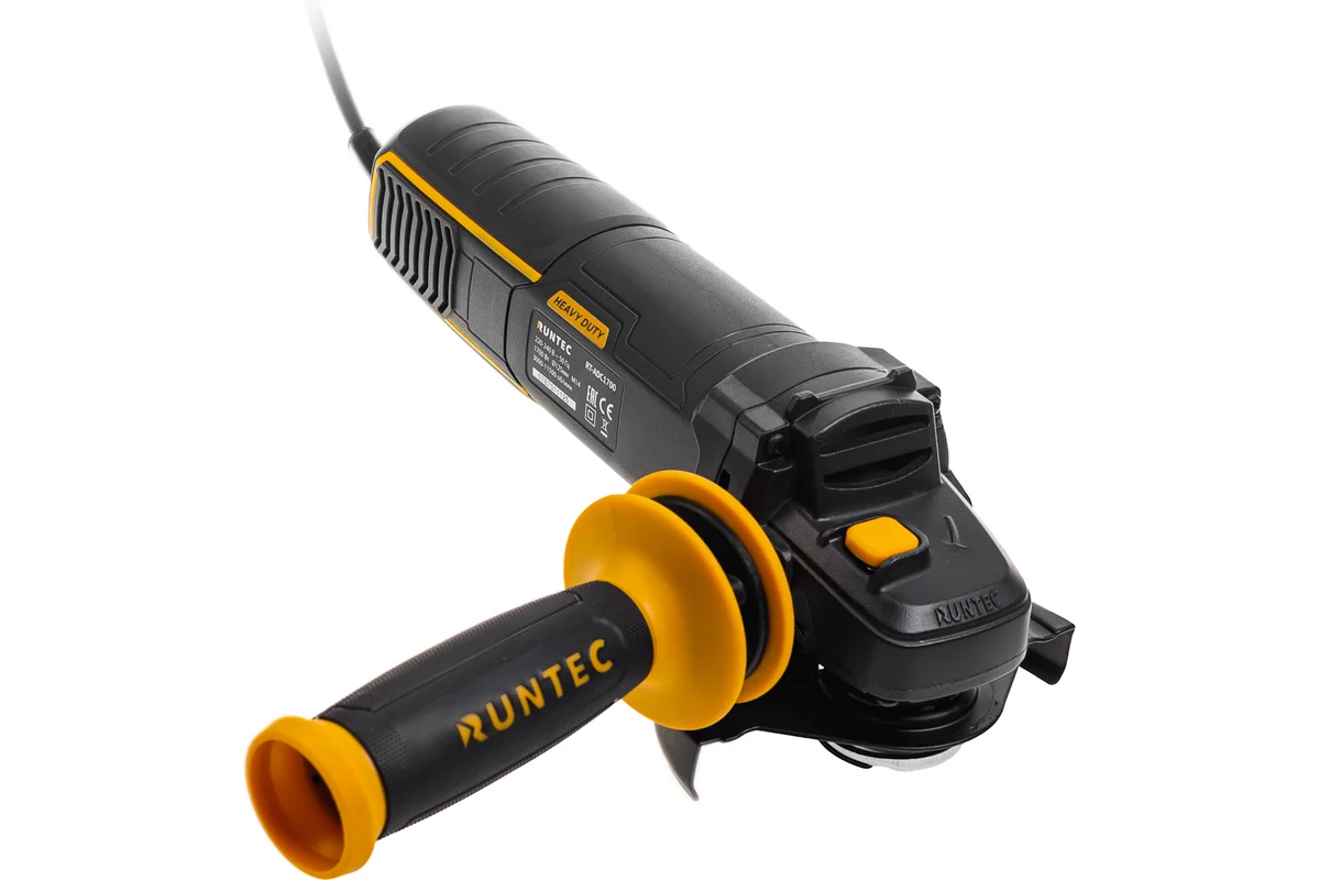 Шлифмашина угловая Runtec 125мм, 220В, 1700Вт RT-ADC1700 Код товара: 42754914