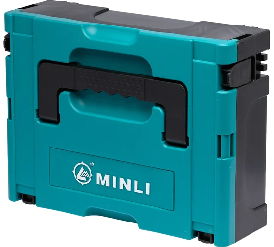Винтоверт аккумуляторный ударный MINLI б\щет,18В,2х4АчLi-ion,0-1100\2600\3600\3800уд\м, 6-ти гр1\4,220Нм, М5-М16,кейс,подсв. 1/4 DC816 DC816B Код товара: 44876957